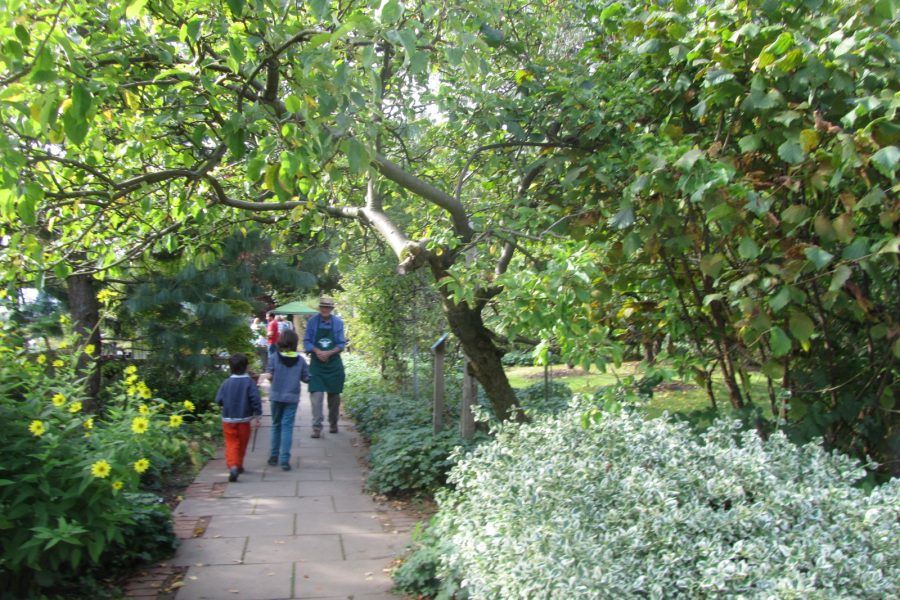 Guest enjoying the Gardens at a celebration